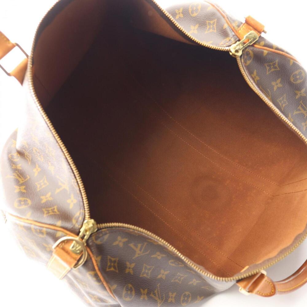 LOUIS VUITTON Brown Monogram Leather Boston Bag - Picture 3 of 14